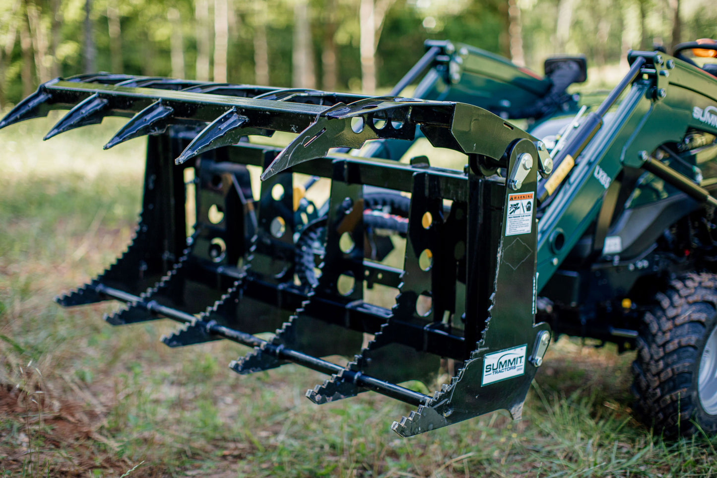 GX SERIES GRAPPLE SSQA - For Skid Steer Quick Attach Equipped Loaders